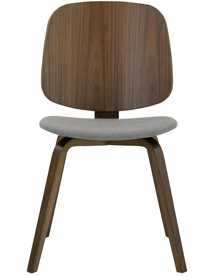 AVARIE Dining Chair - Grey & Walnut image 3