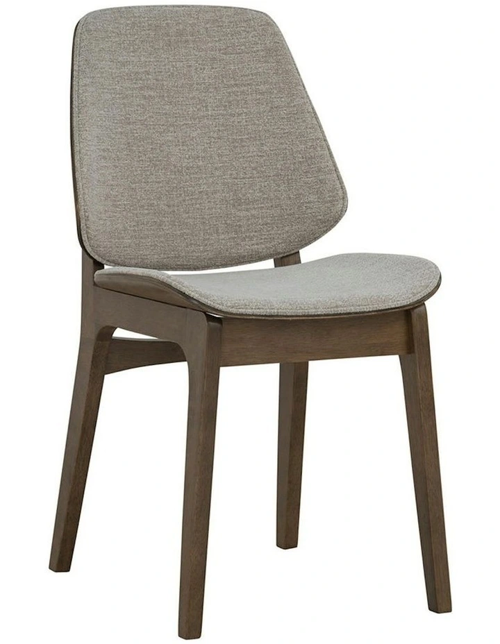 ERZA Dining Chair - Walnut & Grey image 1