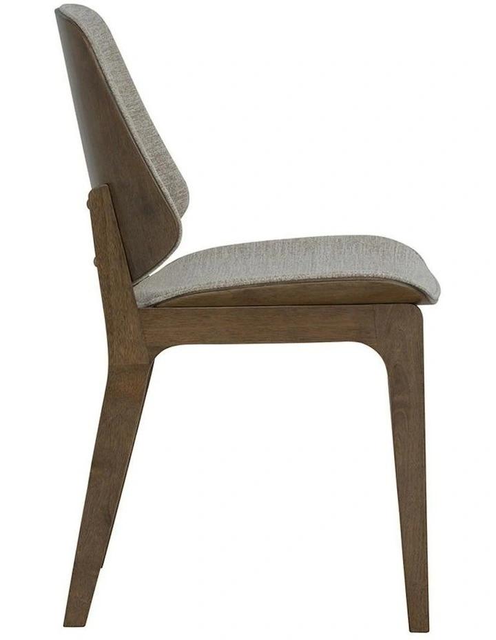 ERZA Dining Chair - Walnut & Grey image 5