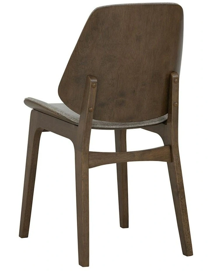 ERZA Dining Chair - Walnut & Grey image 6