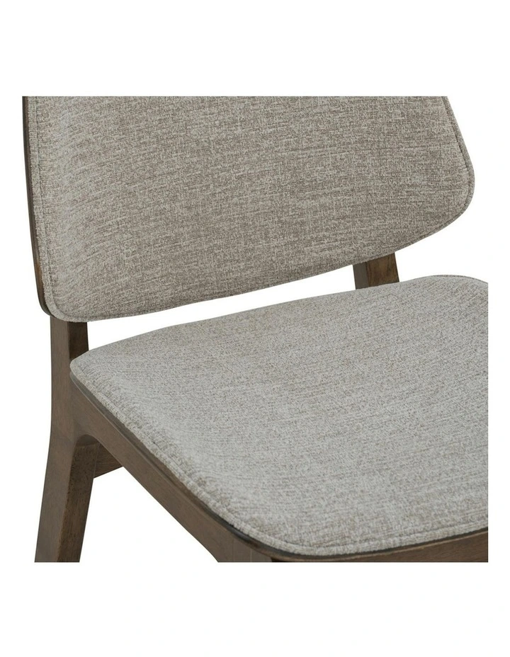 ERZA Dining Chair - Walnut & Grey image 7
