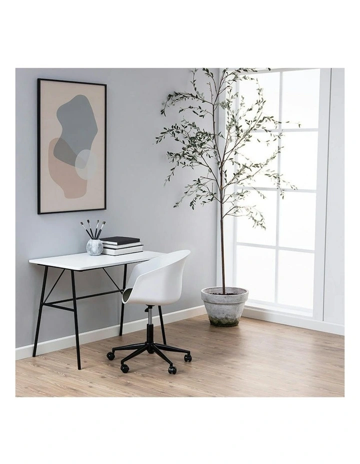LIDAN Office Chair - White & Black image 5