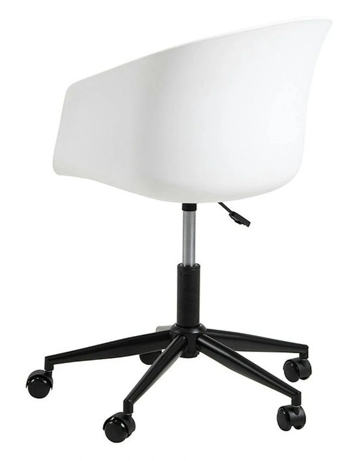 LIDAN Office Chair - White & Black image 6