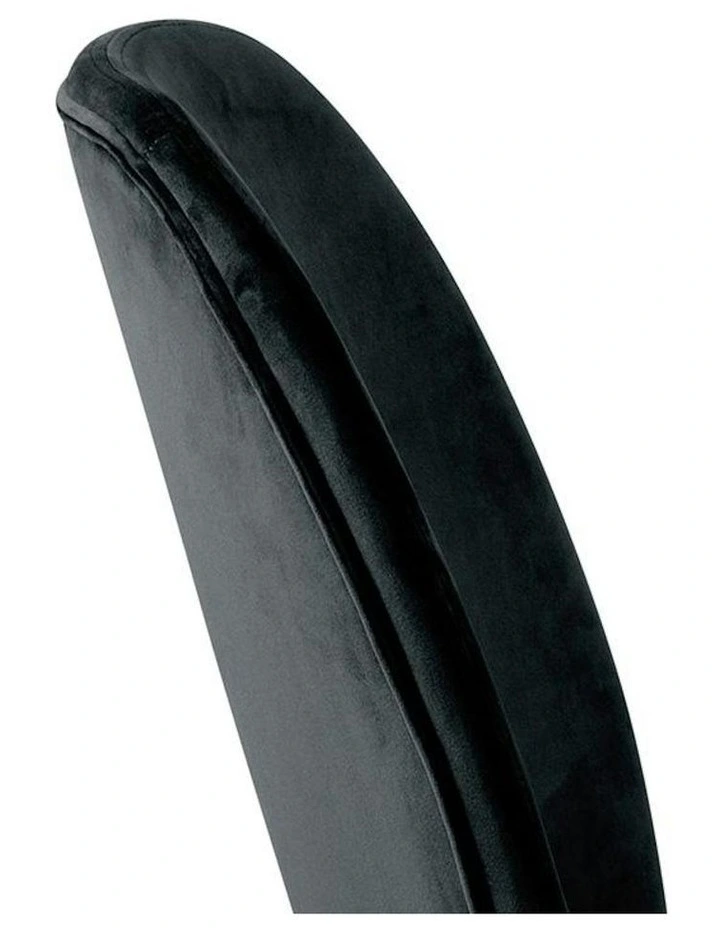 ADELIA Dining Chair - Black Velvet image 3