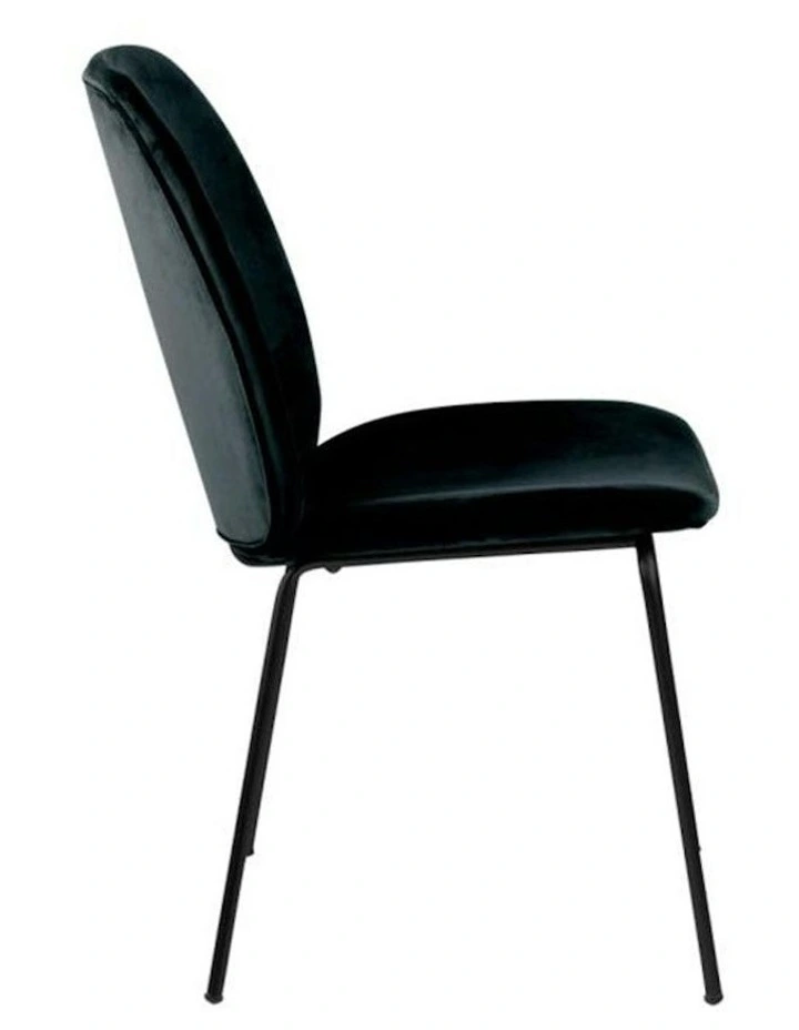 ADELIA Dining Chair - Black Velvet image 6