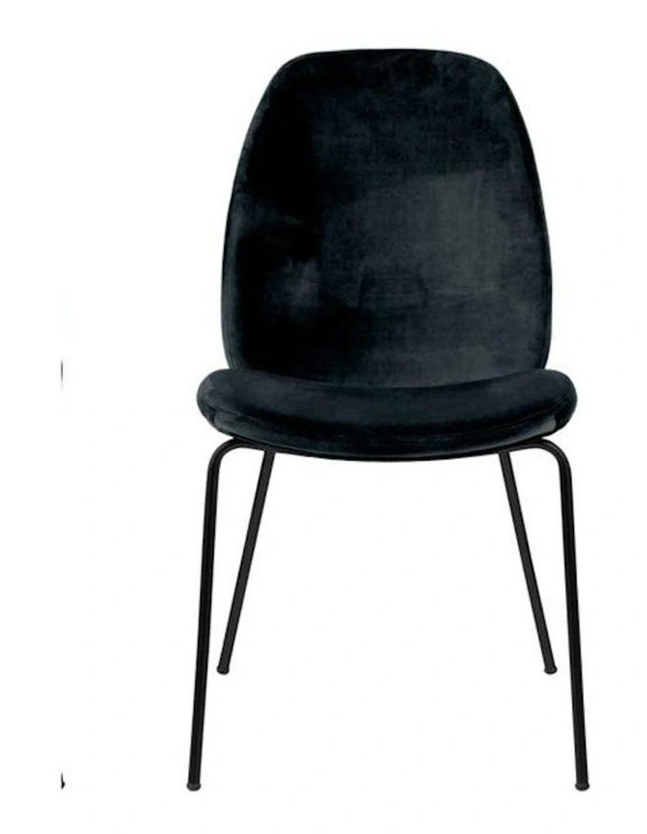 ADELIA Dining Chair - Black Velvet image 7