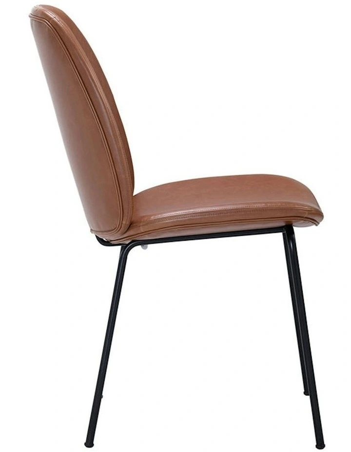 ADELIA Dining Chair - Tan & Black image 4