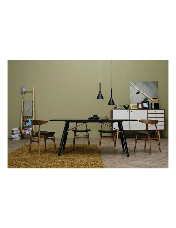 Tricia Dining Chair - Walnut Black image 3