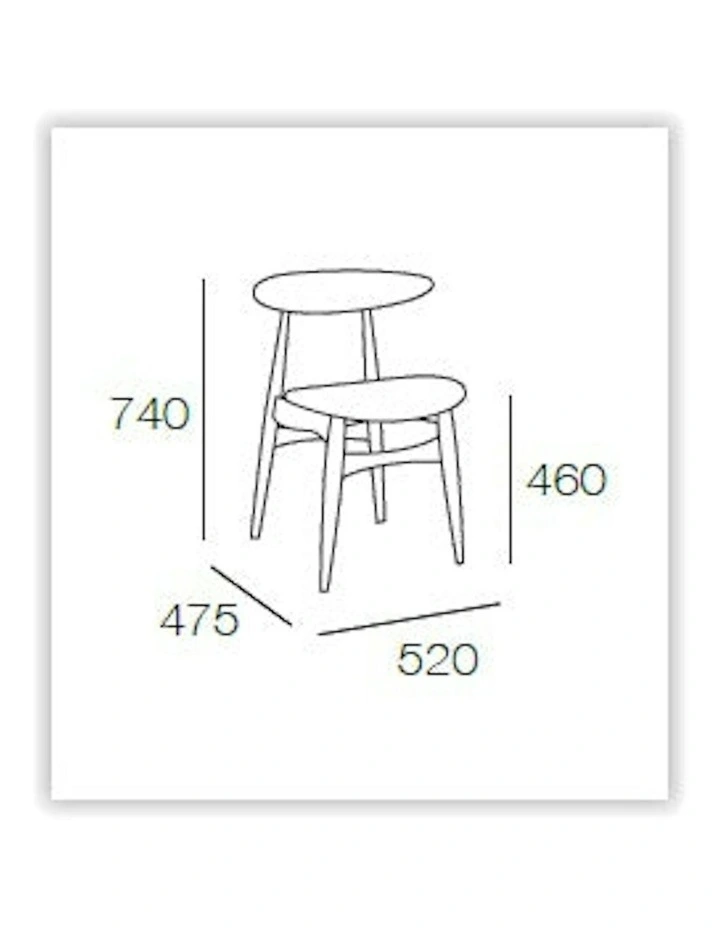 Tricia Dining Chair - Walnut Black image 4