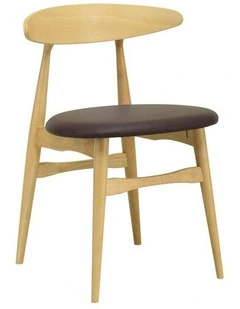 TELYN Dining Chair - Oak   Mocha