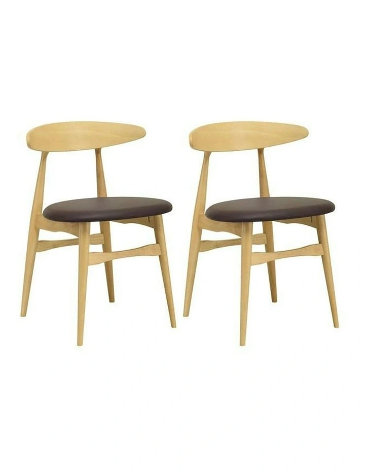 TELYN Dining Chair - Oak   Mocha image 2