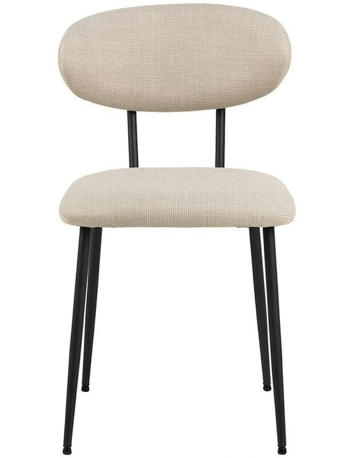 Denise Dining Chair - Beige & Black image 3