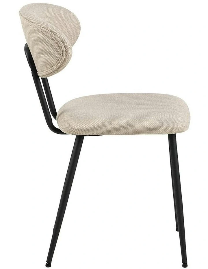 Denise Dining Chair - Beige & Black image 5