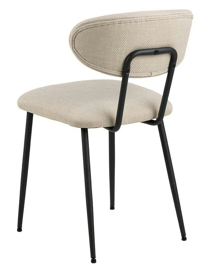 Denise Dining Chair - Beige & Black image 6