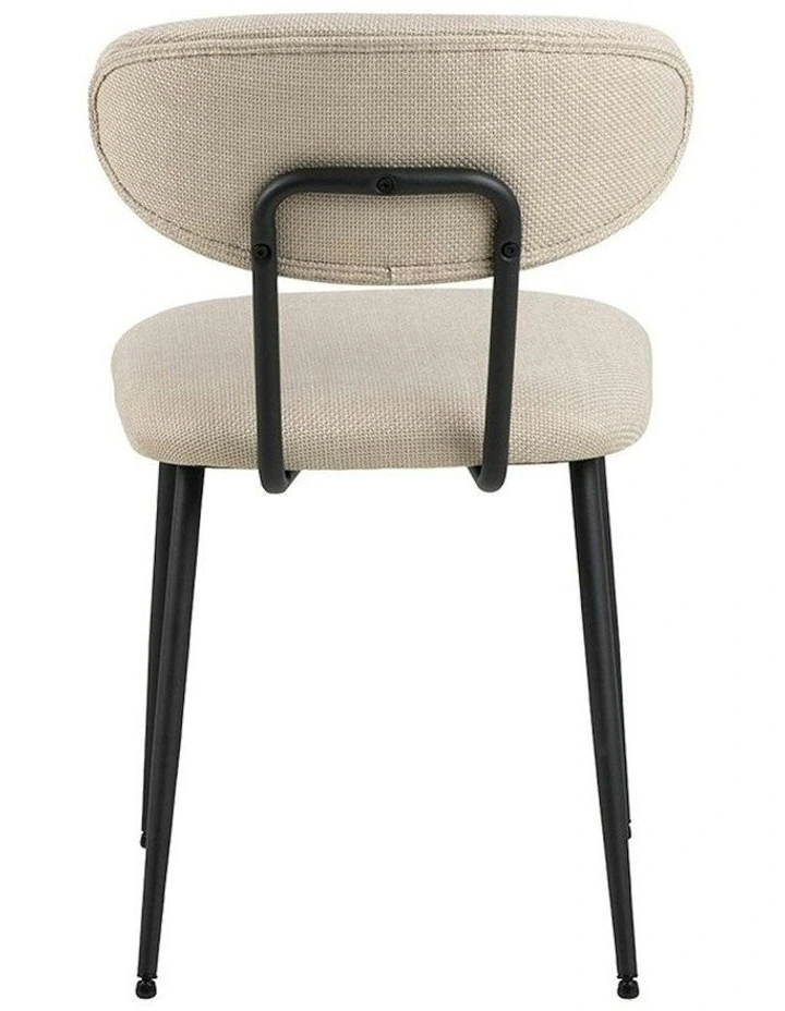 Denise Dining Chair - Beige & Black image 7