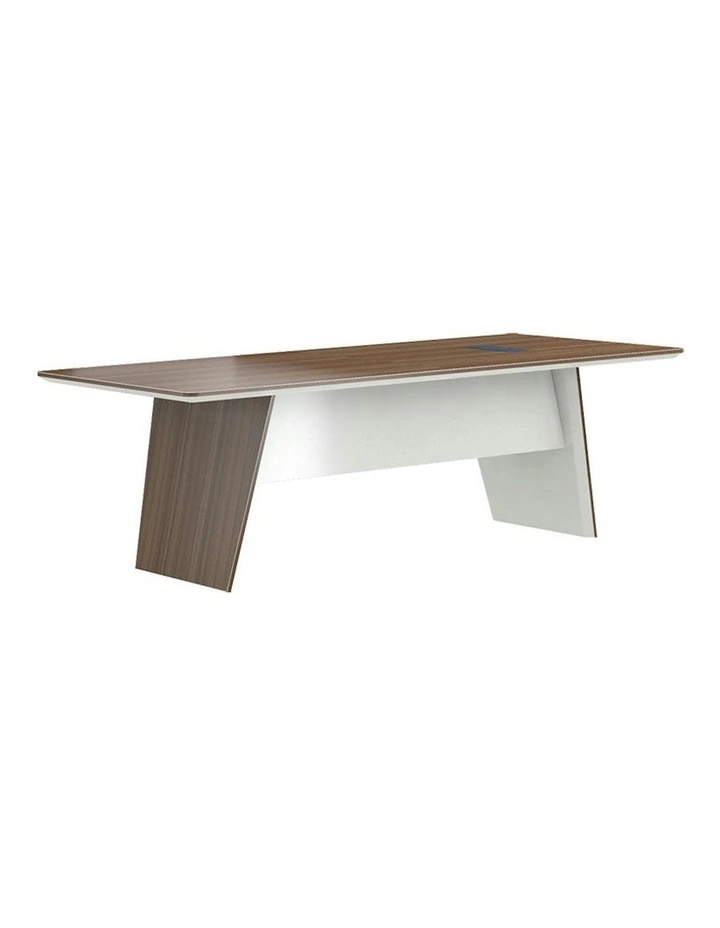 ANDERS Boardroom Table 240cm - Hazelnut & Beige image 4