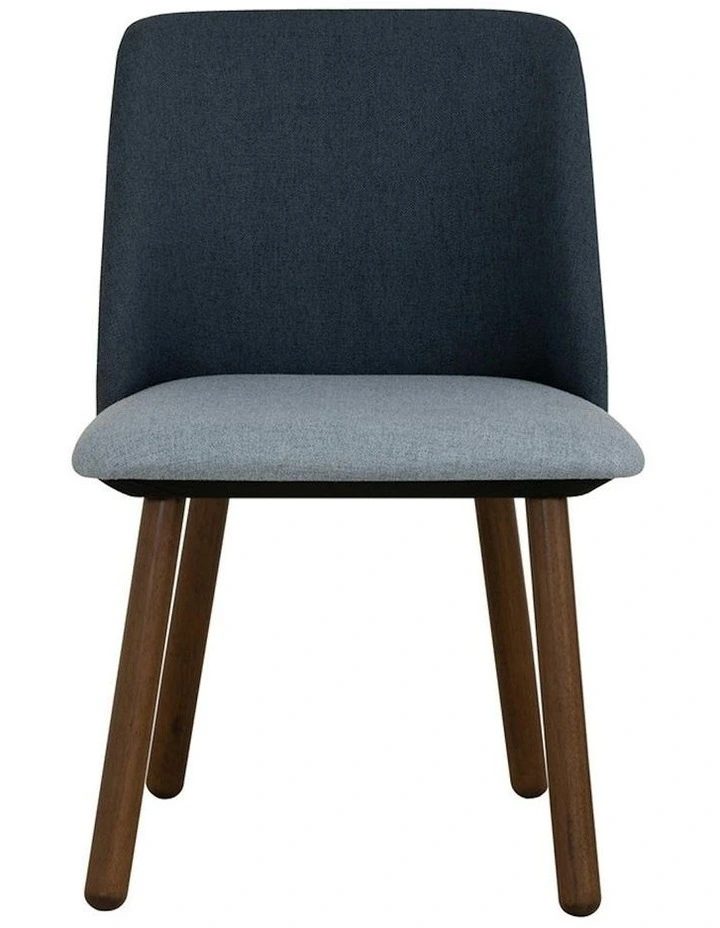 JOLLIN  Dining Chair - Walnut & Blue image 3