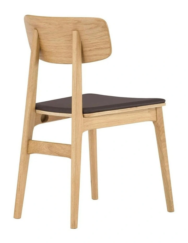 TACY Dining Chair - Oak & Mocha image 4