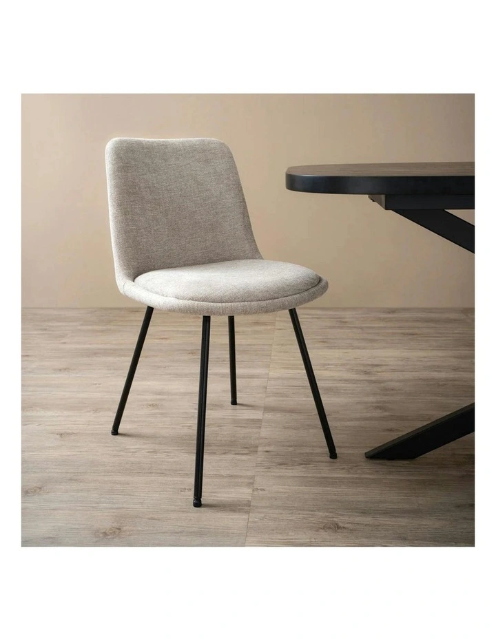HEMI Dining Chair - Grey & Black image 3