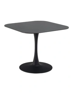 MARTA Square Dining Table 90cm - Black