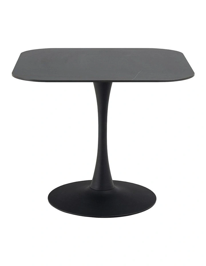 MARTA Square Dining Table 90cm - Black image 3