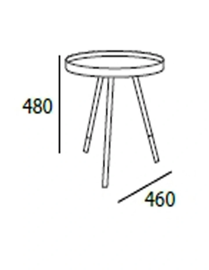 INNIS Side Table - White image 4