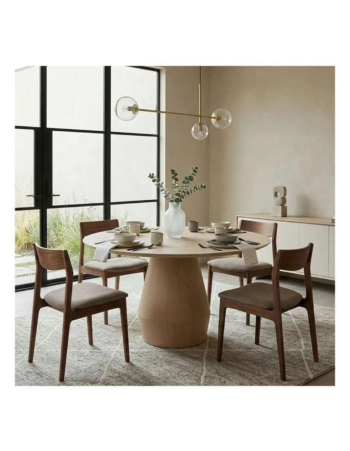 ELWOOD Dining Table 120cm - Natural image 5