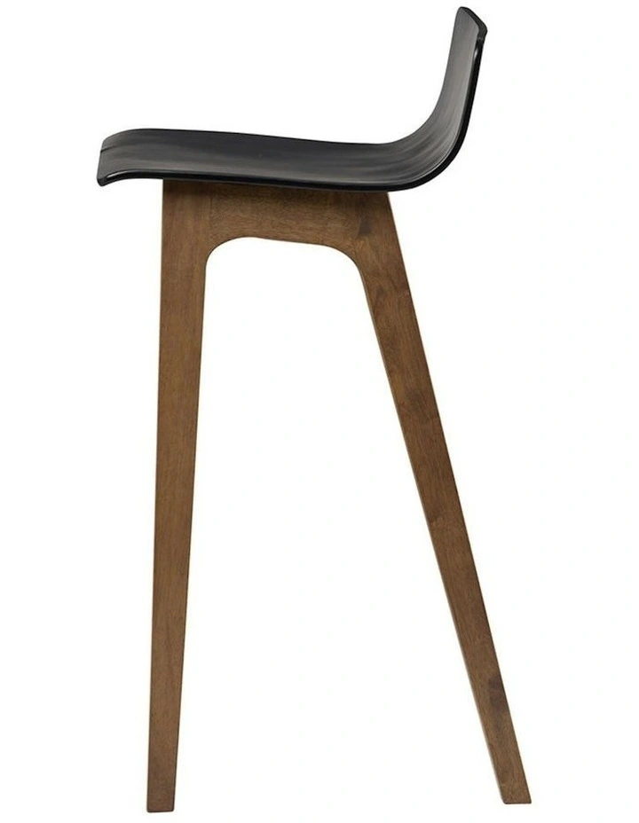 AVA Bar Stool - Black & Walnut image 6