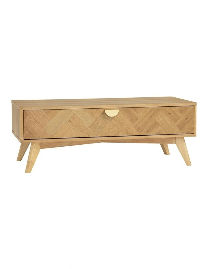 LOFTUS Entertainment TV Unit 120cm - Oak image 1