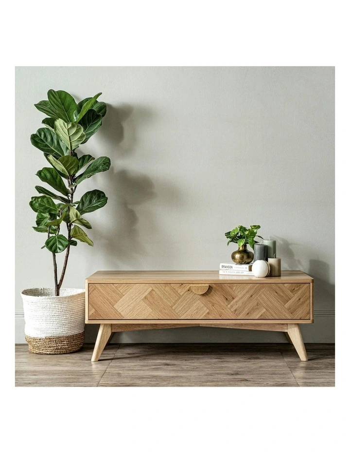 LOFTUS Entertainment TV Unit 120cm - Oak image 3