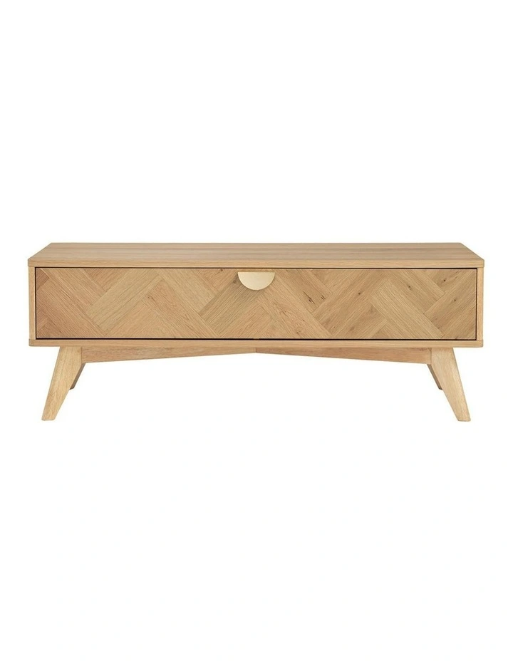 LOFTUS Entertainment TV Unit 120cm - Oak image 5