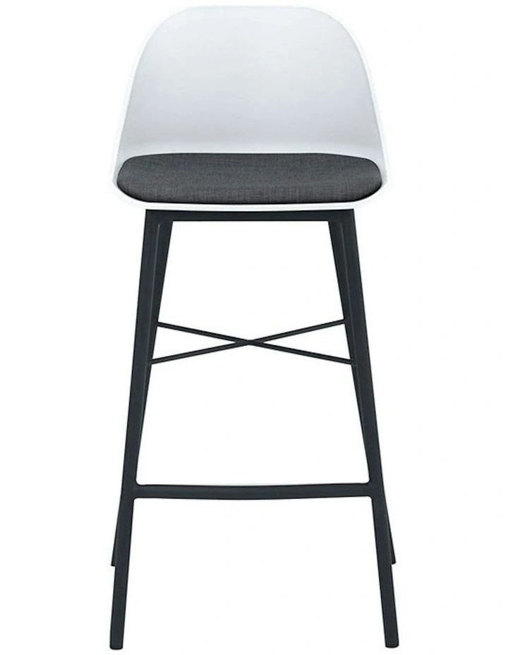 LAXMI Counter Stool - White & Black image 2