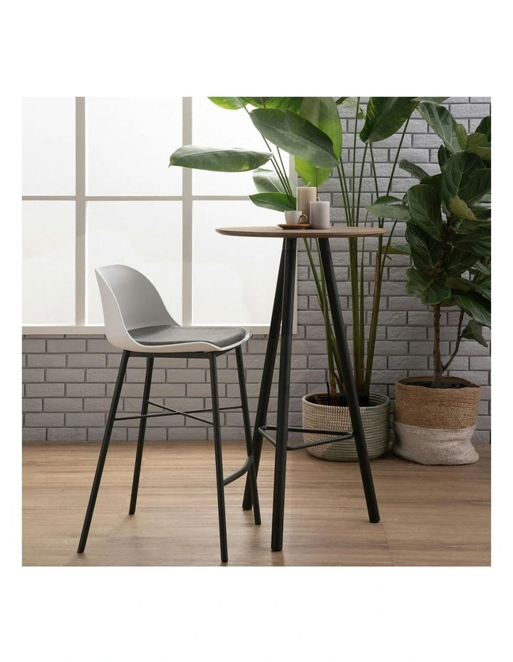 LAXMI Counter Stool - White & Black image 6