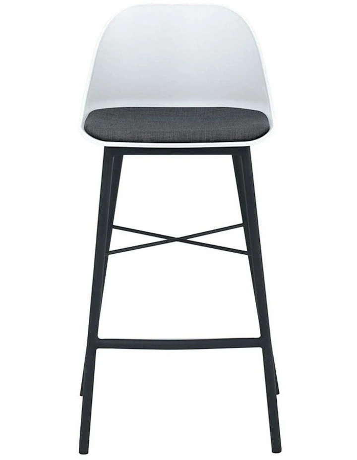 LAXMI Counter Stool - White & Black image 7