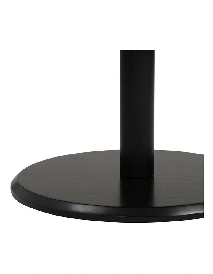 RUNDA Round Dining Table 70cm - Walnut & Black image 5