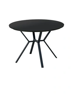 TANI Round Dining Table 110cm - Black