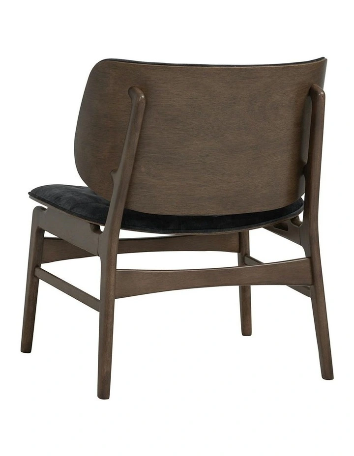 HEATH Lounge Chair - Walnut & Charcoal image 5
