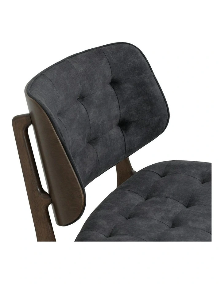 HEATH Lounge Chair - Walnut & Charcoal image 6