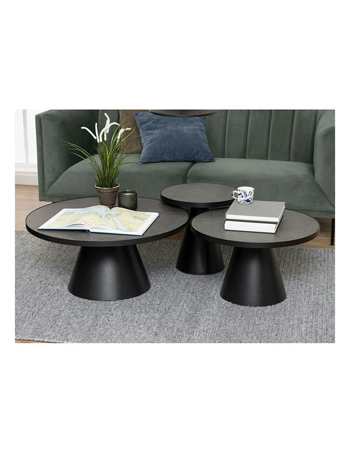 SOLI Side Table 45cm - Black image 3