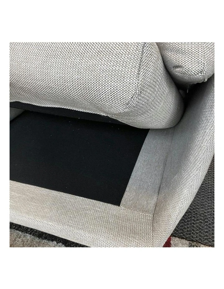 RANNI 3 Seater Sofa With Left Chaise - Warm Grey image 3