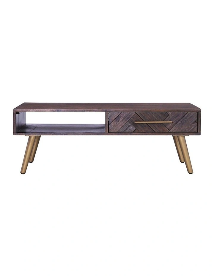 SIVAN Side Table 50x50cm Acacia Solid Wood - Brown image 7