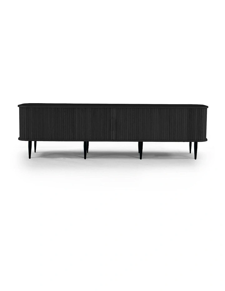 ASTON Entertainment TV Unit 200cm - Black image 1