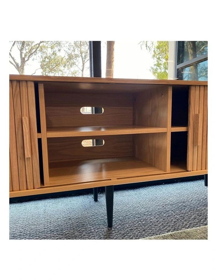 ASTON Entertainment TV Unit 200cm - Black image 6