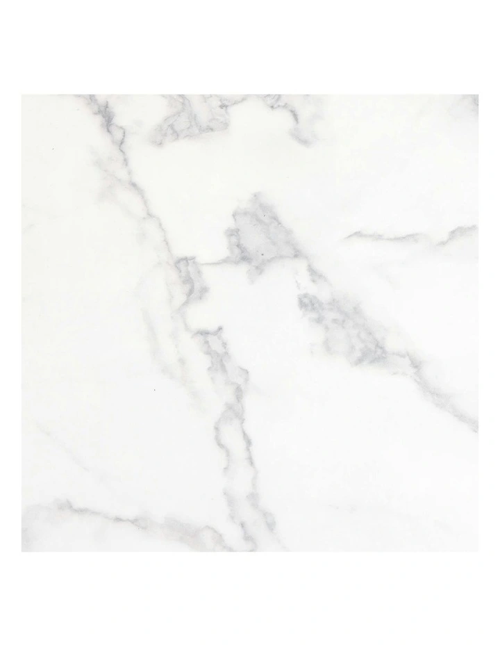 BAROSSA Side Table Marble look 40cm - White image 6