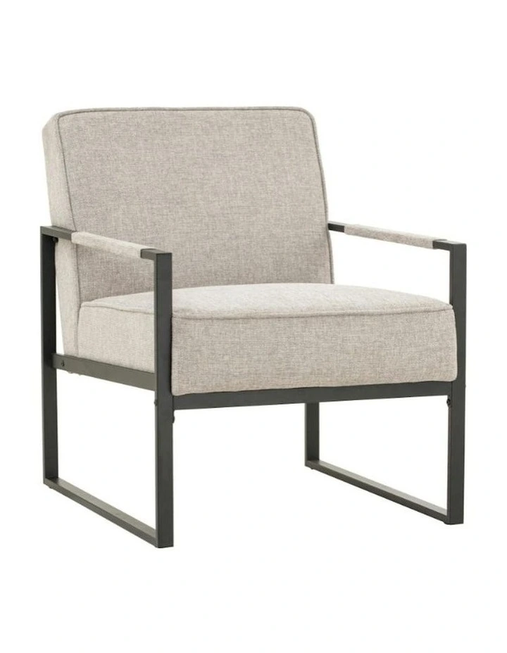 CALIBRA Single Seater Lounge Chair - Black & Grey image 1