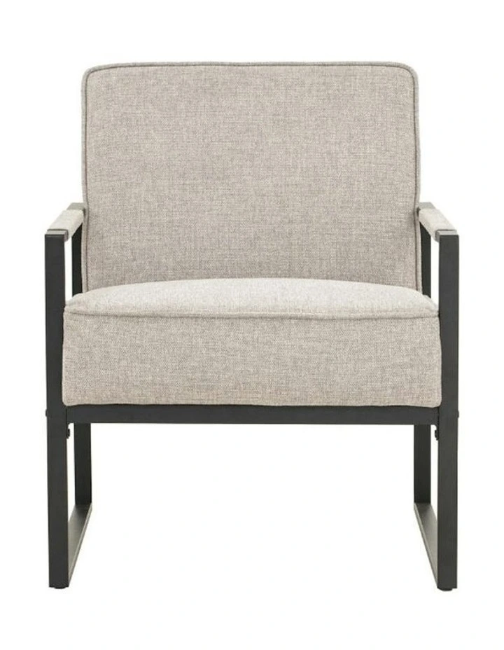 CALIBRA Single Seater Lounge Chair - Black & Grey image 3