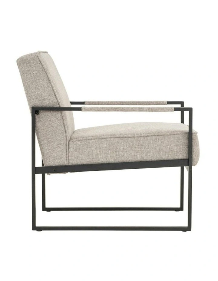 CALIBRA Single Seater Lounge Chair - Black & Grey image 5