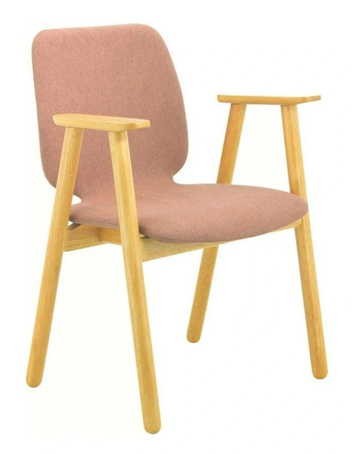 MISSIE Arm Chair - Oak   Burnt Umber image 1