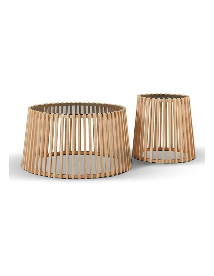 LYNNA Side Table 50cm - Oak image 2