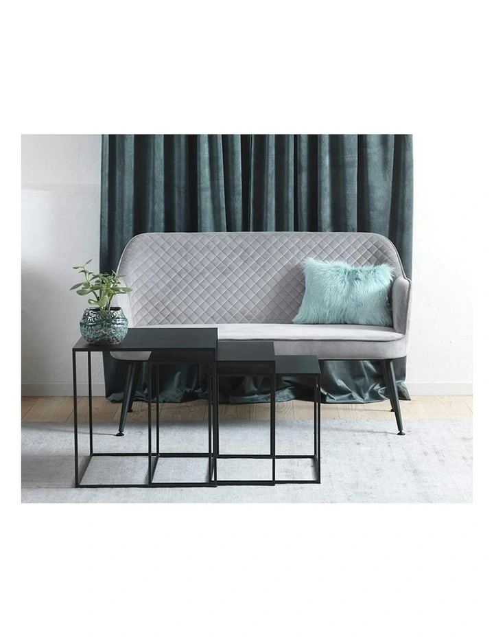 BERRIE 2 Seater Sofa - Grey image 4